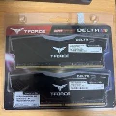 中古]TEAM T-FORCE DELTA DDR5-6000 16GB2枚 - メルカリ