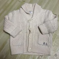Ralph Lauren アイボリー カーディガン 18M(80cm)
