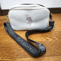 ポロ　コーデュロイ　ショルダーバッグ