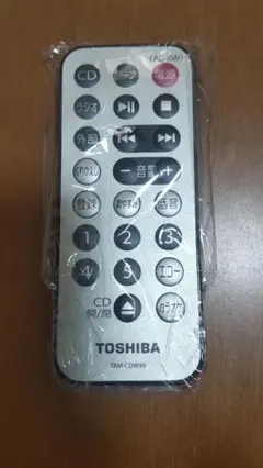 未使用・未開封 TOSHIBA TRM-CDW99 オーディオ用リモコン 純正品のサムネイル