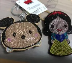 ツムツム キーホルダー ミッキーと白雪姫