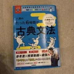 八澤のたった6時間で古典文法