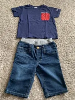 Champion Tシャツ140㎝ EDWIN ハーフパンツ150㎝