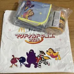 マクドナルド福袋　3点セット青　チケットなし　未使用