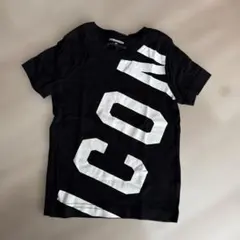 DSQUARED2 ディースクエアード　Tシャツ　4Y 黒　ロゴ　ICONのサムネイル