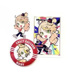 Crazy Raccoon Mainy グッズセット