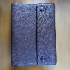 美品 土屋鞄 トーンオイルヌメ システム手帳 バイブル ダークブラウン