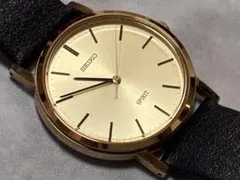 Seiko tank 7N01 ラウンド ピンクゴールド 稼働品 - メルカリ