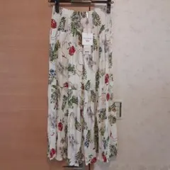 新品未使用品　INES DE LA FRESSANGE 花柄ロングスカート