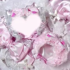 ぬい服 被り物 着ぐるみ ねこ ピンク 10cm にじぱぺっと