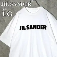 JIL SANDERジルサンダー（LG）Tシャツ/ロゴ/トップス/厚手コットン