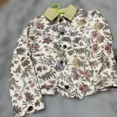 Polo 花柄ジャケット ベージュ襟のサムネイル
