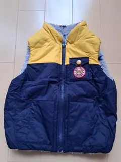 ミキハウス　ダウンベスト リバーシブル