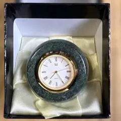 緑色の石製 クラシック置時計