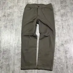【最終価格】サイドゴム仕様 チノパンツ カーキ メンズM