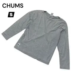 美品 CHUMS チャムス 長袖カットソー グレー Sサイズ シンプル 秋のサムネイル