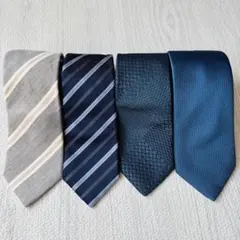 タケオキクチ スーツカンパニー ネクタイ 4本セット ビジネス