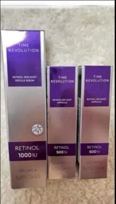 MISSHA TIME REVOLUTION RETINOL セラム 3点セットのサムネイル