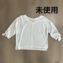 ホワイト Vネック シャツ Mサイズ