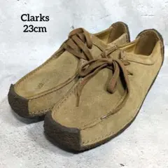 Clarks クラークス ナタリー スエード ベージュ 23cm モカシン