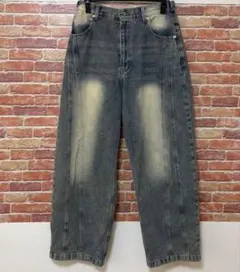 <最終価格>WEGO デニムパンツ ワイドシルエット L