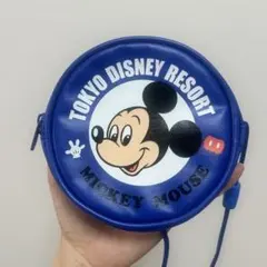 東京ディズニーリゾート　ミッキーポシェット　ブルー