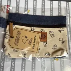 デニムPEANUTS スヌーピーポーチのサムネイル