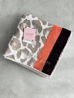 Kate spade ケイトスペード　ハンカチ　レオパード　ヒョウ柄　タグ付き