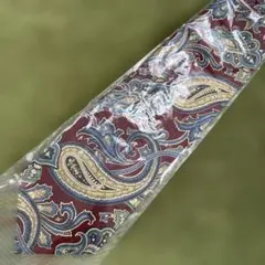 CLAUDIO VALENTINO ペイズリー柄　ネクタイ　新品　100%シルク