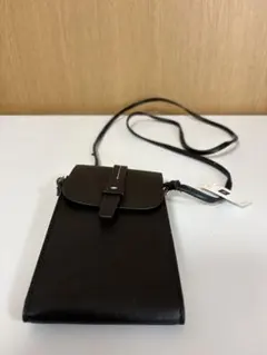 GAP ブラック スマホショルダーバッグ