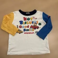 MikiHouse HOT BISCUITS 長袖Tシャツ 100
