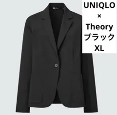 感動ジャケット ユニクロ×セオリー XL ブラック ウォッシャブル