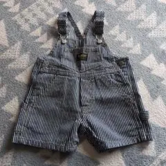 OshKosh B'Gosh ストライプ　オーバーオール 　75サイズ