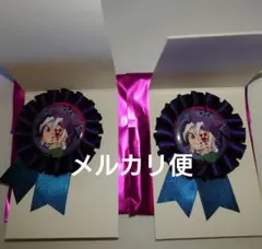 鬼滅の刃　ハロウィン　コサージュ風缶バッジ　宇髄