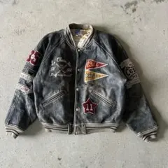Ki☆GERRY COSBY パッチワークレザージャケット　スタジャン Ki様専用☆GERRY COSBY パッチワークレザージャケット スタジャン