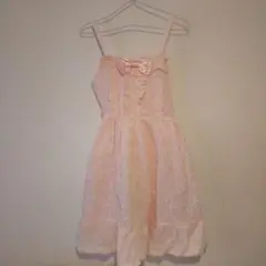 ベイビー ピンク ジャンパースカート