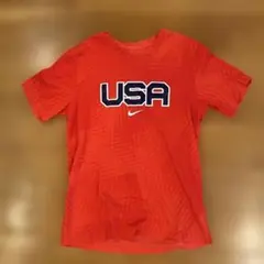 NIKE USA Dri-FIT Tシャツ レッド Sサイズ