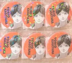 ハイキュー!! ジャンプGIGA当選 缶バッジ 影山 ハイキュー!!」の描き下ろしイラストを使用した「メタリック缶バッジ6