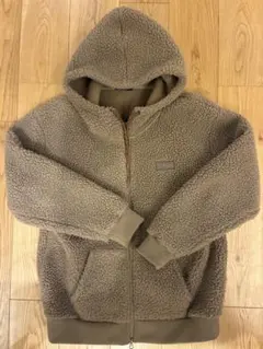 ボアジャケット フード付き ベージュ