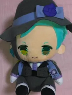 ツイステ　フロイド・リーチ　お座り ぬいぐるみ　ディズニー