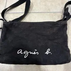 agnès b. ショルダーバッグ 黒