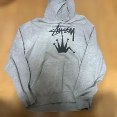 希少 Stussy グレー パーカー Lサイズ 2025年最新】stussy パーカー グレーの人気アイテム - メルカリ