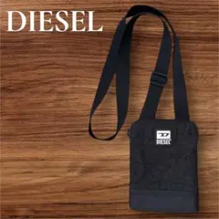 【美品】DIESEL ディーゼル ショルダーバッグ ミニバッグ ブラック ロゴ