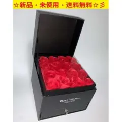 ●新品♪プレゼントに最適♪ソープフラワーバラ16コ・ジュエリーBOX♬1407のサムネイル