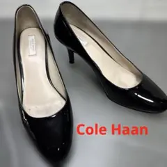 Cole Haan コールハーン　エナメル パンプス ブラックのサムネイル