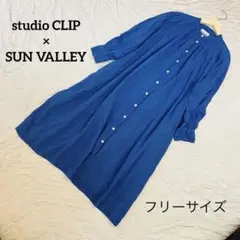 studioCLIP SUNVALLEY コラボ ギンガムチェックワンピース F