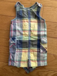 Ralph Lauren ラルフローレン チェック柄ロンパース　70cm