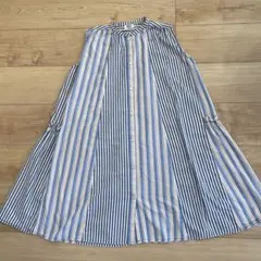 BREEZE ストライプ柄 ノースリーブワンピース 140cm