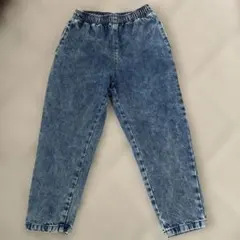 GU デニムブルー イージーパンツ