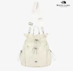 【新品】韓国限定！　ボニーパック M ノースフェイス　ホワイトレーベル　バッグのサムネイル
